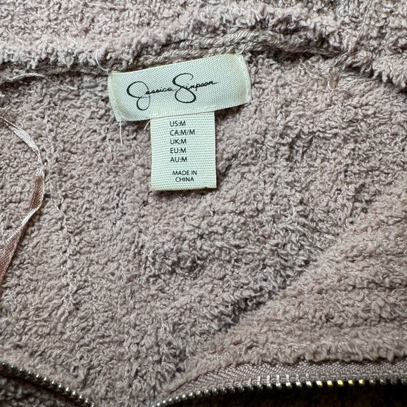 V Neck Tan Jessica Simpson Chucky Sweater - Picture 4 of 5